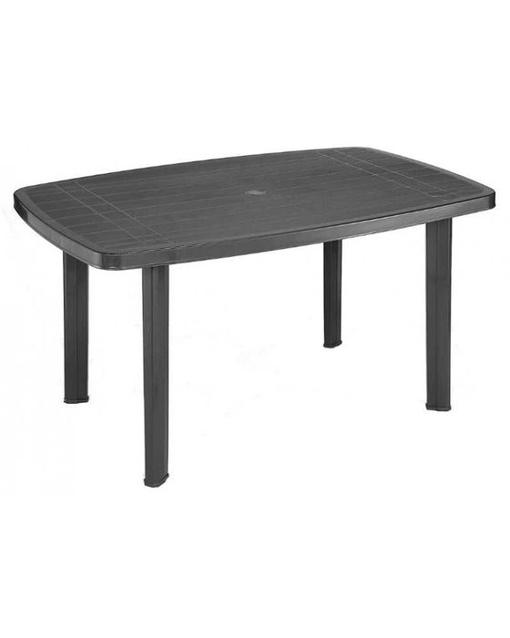 Mesa de Jardim em Plástico Resistente – Cor verde escuro