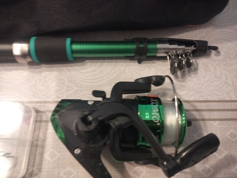 Zestaw wędkarski z pokrowcem