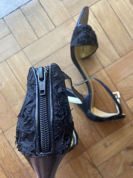 Sapatos HELSAR pretos número 38 (made in Portugal) todo em pele