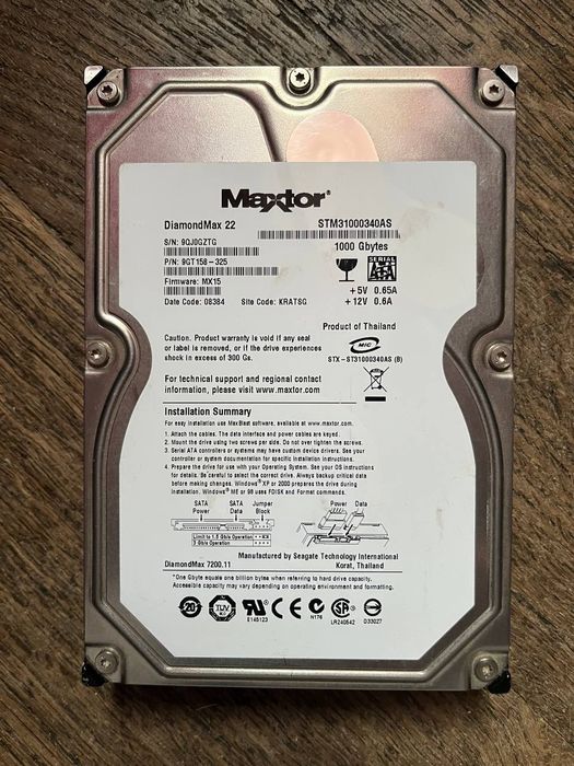 HDD 3.5 Maxtot 1tb 7200r/m
