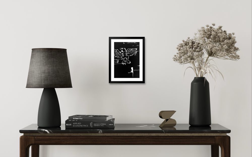 Quadro original Benfica - moldurado 20x25cm