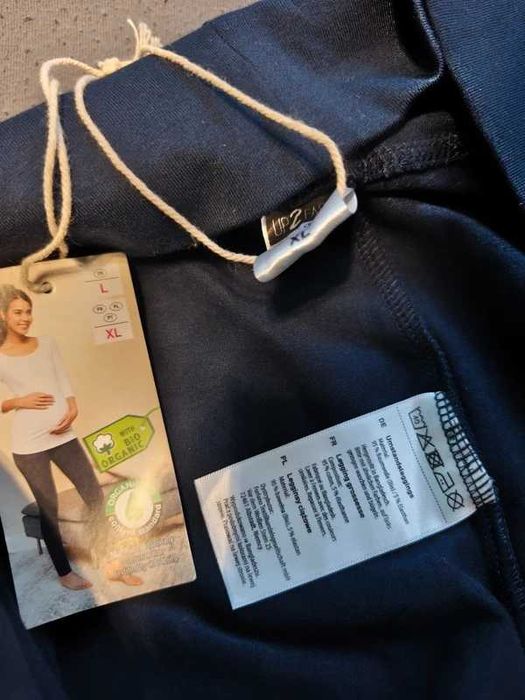 Up2fashion leginsy bawełniane ciążowe z psem szerokim xl