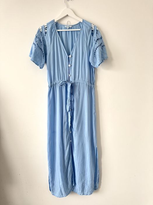 Blue Island koszulowa sukienka midi