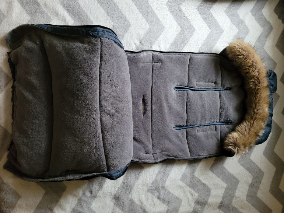 Śpiworek zimowy do wózka spacerówki