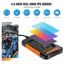 Ендоскоп з дисплеєм 2м, 5м 4,3 дюйма IPS IP68 ВодонепроникнийПідсвітка