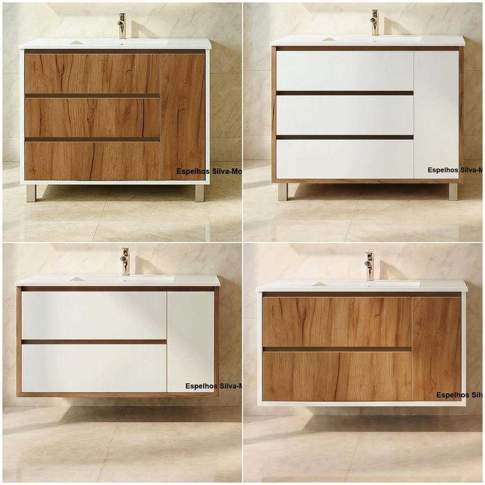 Conjuntos completos!Ou Móvel+Lavatório! - WC/Casa de banho - 60cm, 80cm, 100cm, 120cm.