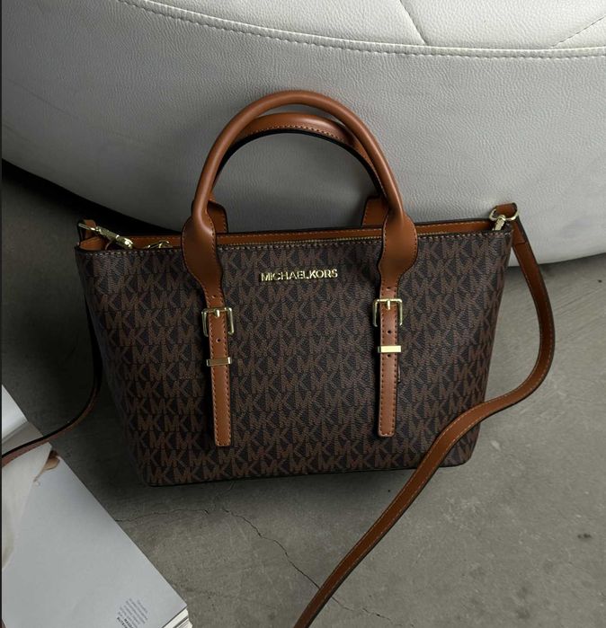 Сумка женская Michael Kors  tote bag Мишель Корс через плече коричнева