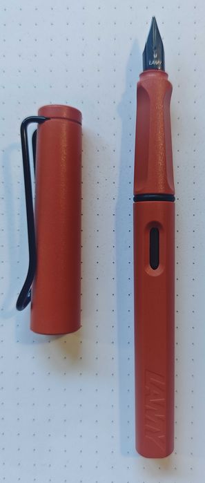 Caneta de Aparo Lamy Safari - Terra Red "Original" Edição Limitada