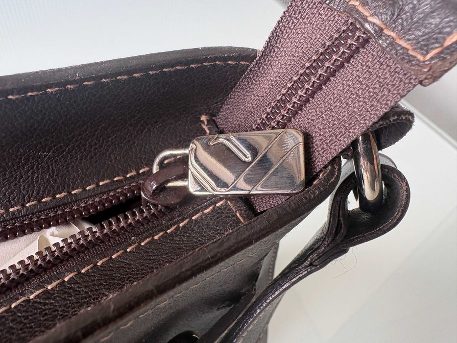 Mala Furla castanha autêntica