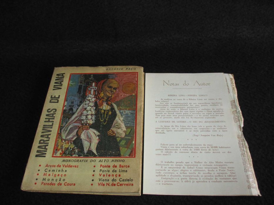 Livro Maravilhas de Viana António Paço 1971