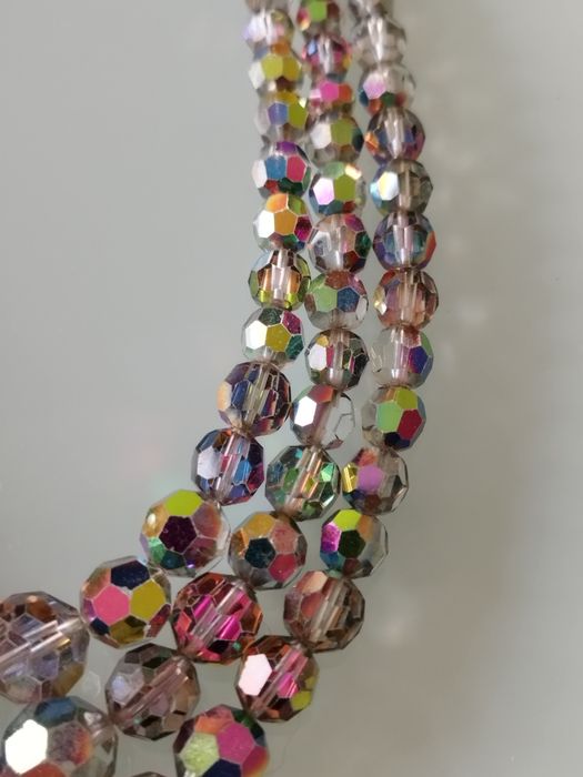 lindo colar vintage de cristal