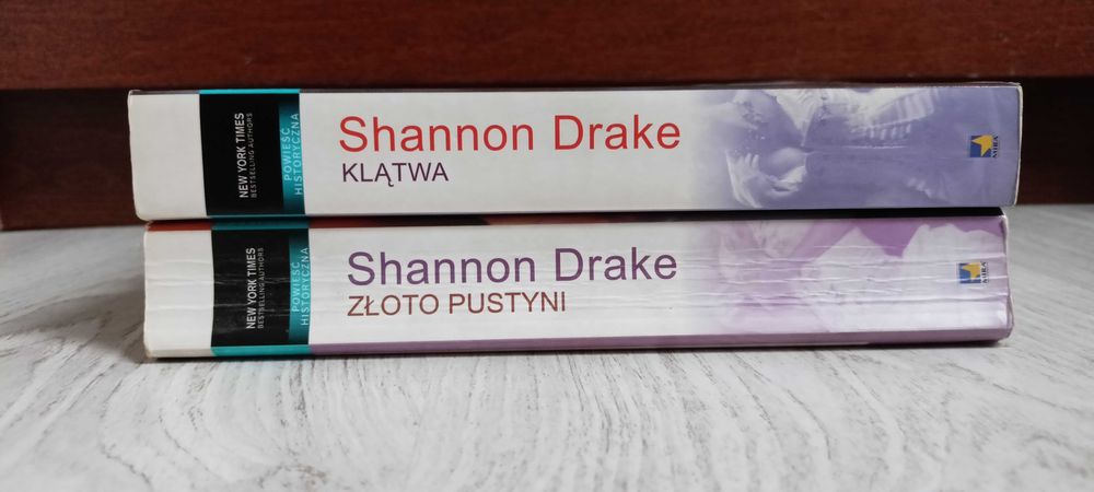 2x Shannon Drake Klątwa + Złoto pustyni