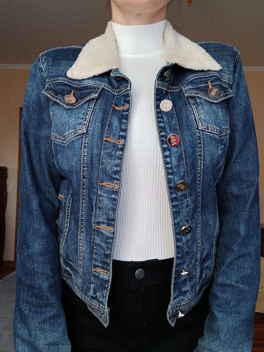 Джинсова куртка,утеплена