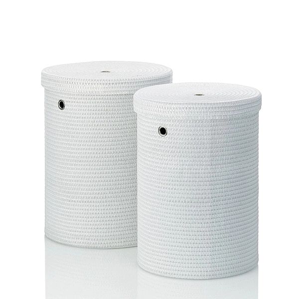 Kosz Kela Rimossa na pranie, 2 szt., biały