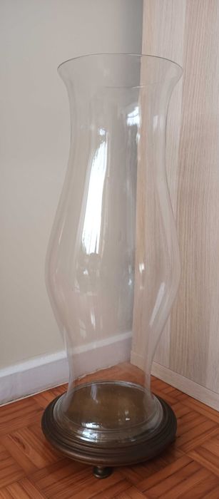 Campanula/Redoma antiga em vidro