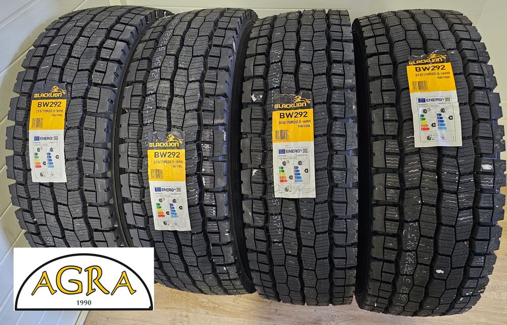 315/70R22.5 (1270netto) BLACKLION BLACK LION opona opony napęd ZIMA