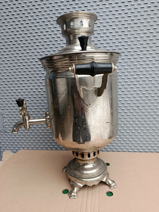 Самовар дровяной латунный ЗШВ самовар СССР