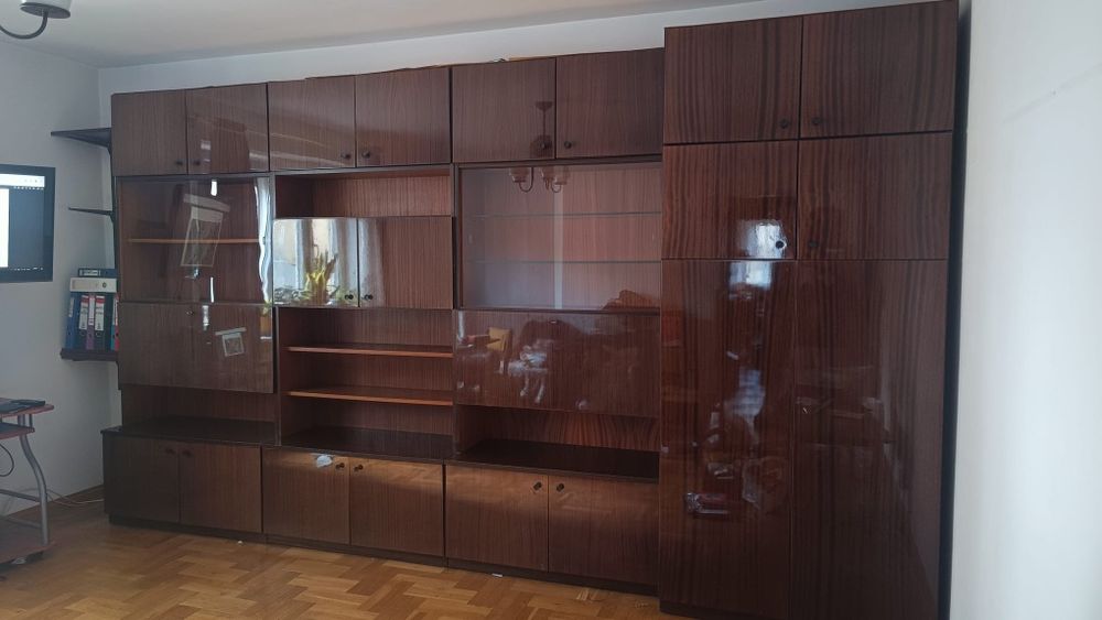 Meblościanka PRL komplet