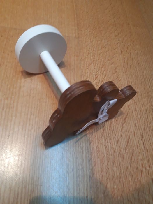 Suporte de cortinado quarto de criança + Moldura