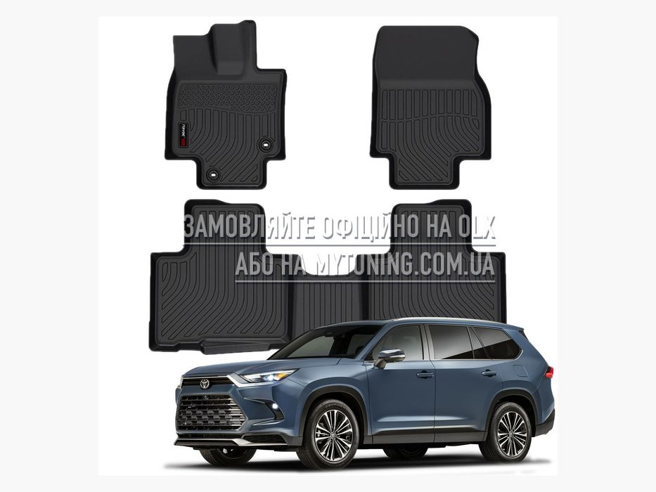 3D килимки Toyota Highlander 2020–2025 в салон | Havoc
