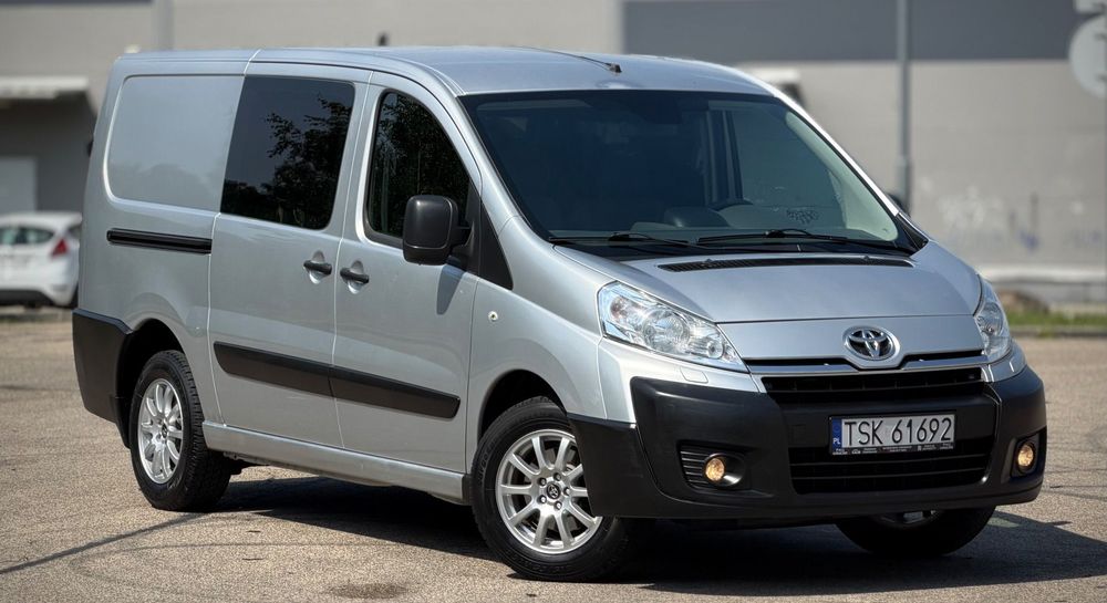 Toyota Proace LONG L2H1 2.0 D4D  2013r, WEBASTO, Drzwi na dwie strony, Klima, 3-Osob, Expert Jumpy