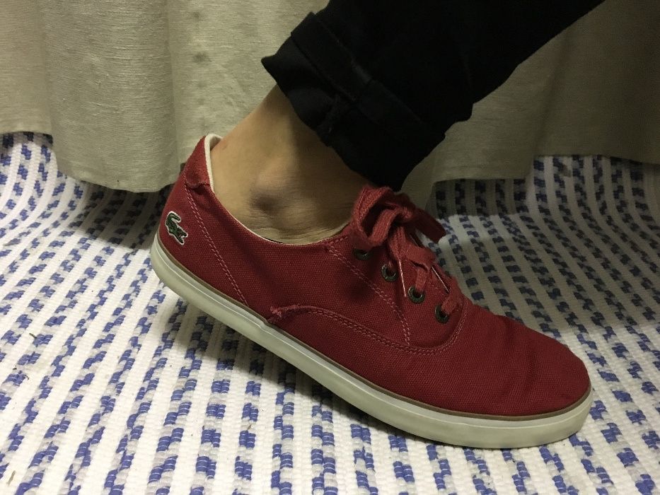 Sapatilhas vermelhas Lacoste (39.5)
