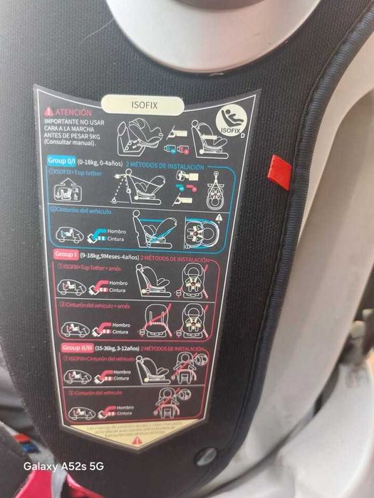 Cadeira Auto BABIFY Giratório 360º MUITO COMPLETA E SEGURA