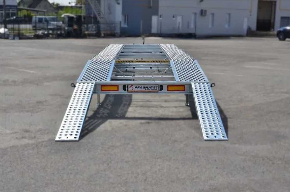 Тривісна лавета, лафет, прицеп PRAGMATEC для перевезення двох авто