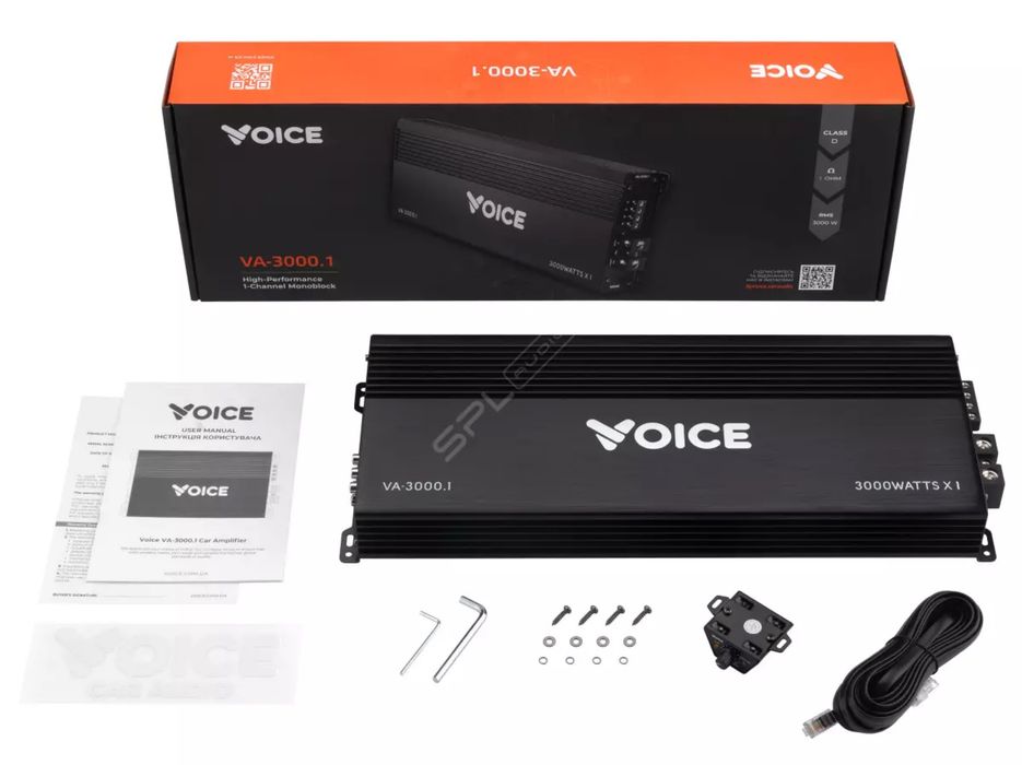 Моноблок 1000/ 600 watt/сабвуфер voice 305/307 гарантія 12 місяців
