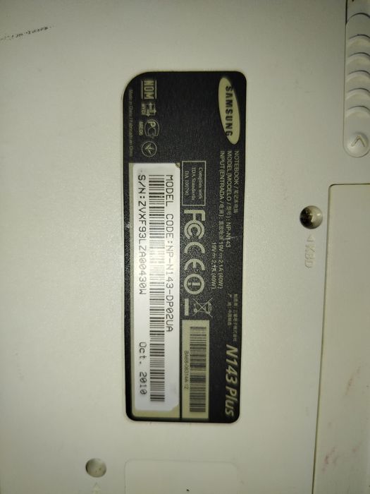 Ноутбук Samsung N 143 plus