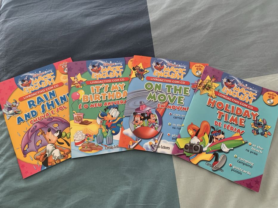 Magic English da Disney (4 Livros com CD).