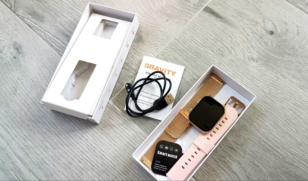 Zegarek Smartwatch Gravity T28-6 RG/RG/PK