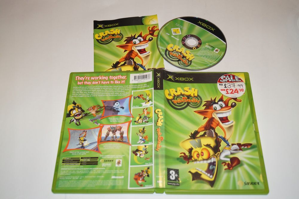 Crash Twinsanity Xbox Pudełkowa