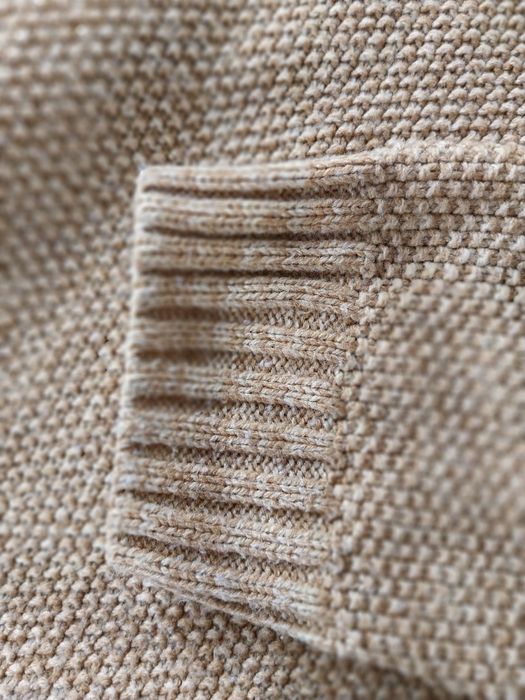 Sweter męski XL  musztardowy