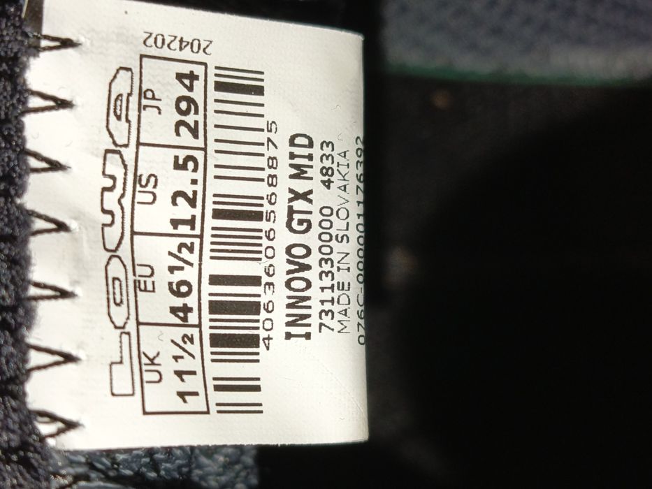 39,46,5. Непромокаючі термочеревики Lowa Innovo GTX Mid