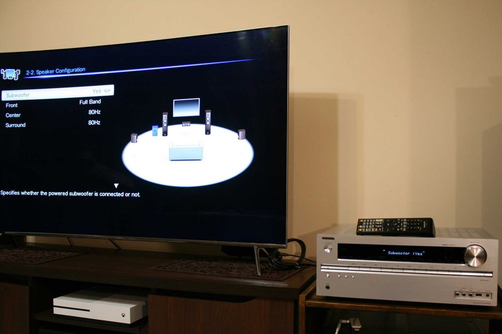 Mocny amplituner Onkyo Tx Nr 626 Bluetooth  WiFi wzmacniacz 160 watt kino domowe