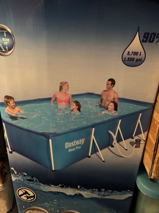 Piscina retangulat bestway 4.00x2.11x81cm