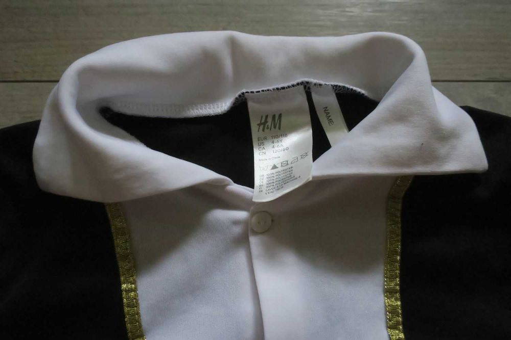 Strój karnawałowy pirat H&M roz 110-116, 4-6 lat