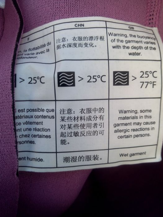 Fato de surf marca Tribord