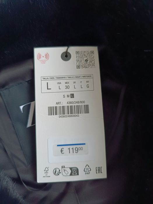 Хит Шуба ZARA р-р L-XL