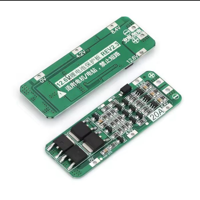 BMS 3S 20A Модуль защиты Li-Ion 18650