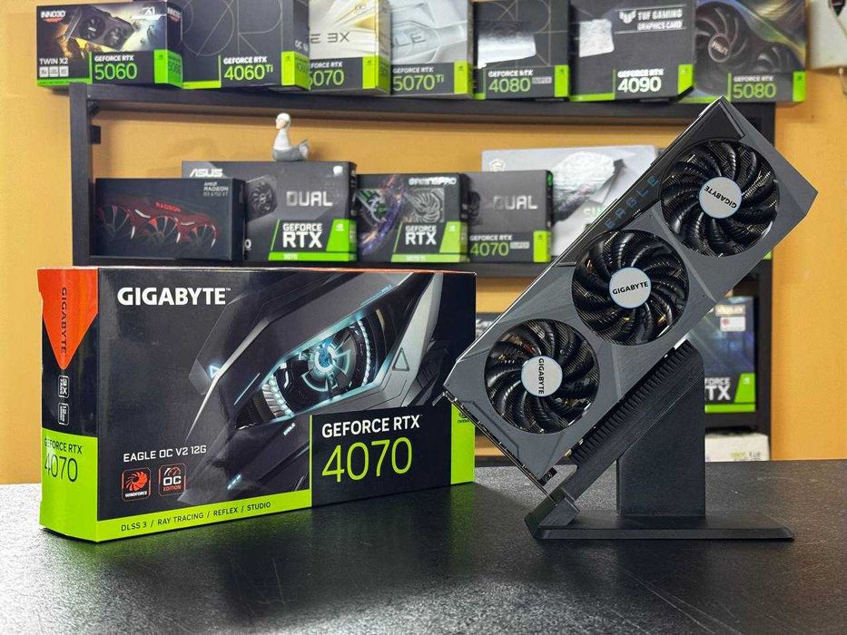 Відеокарта Nvidia RTX 4070 Eagle OC V2 12G | Б/В (Ідеал) | Гарантія 12 міс