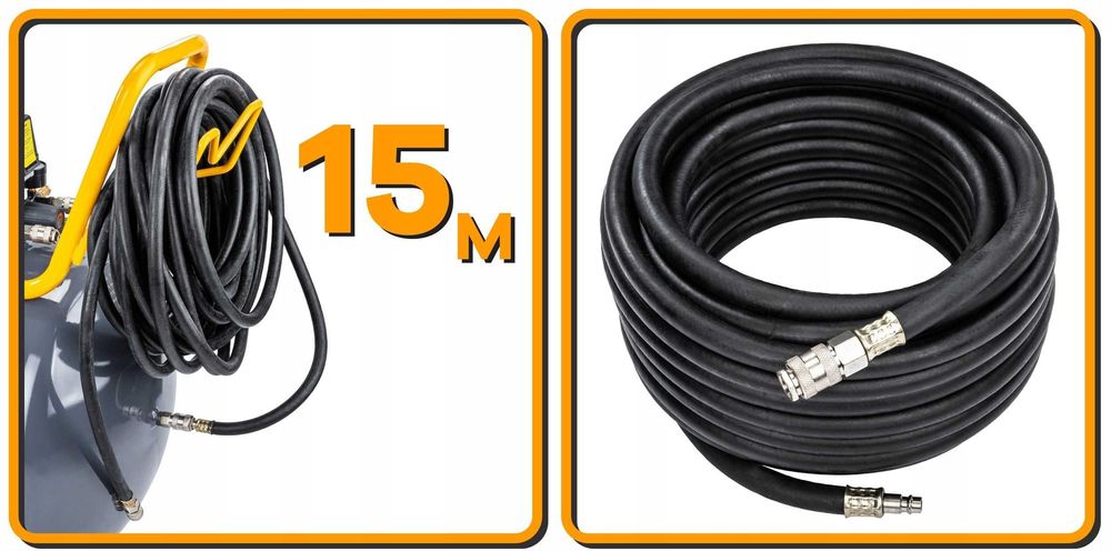 Kompresor Olejowy 100L 8 BAR SPRĘŻARKA 230V 650l/min + WĄŻ