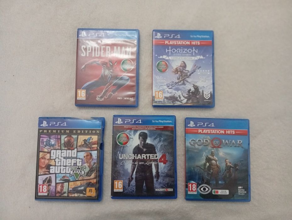 Lote de jogos de PS4