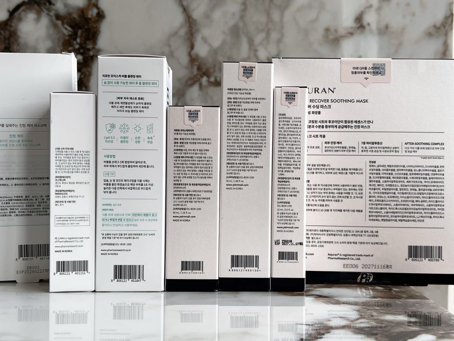 Rejuran healer rebalancing toner cream ampoule mask косметика набір