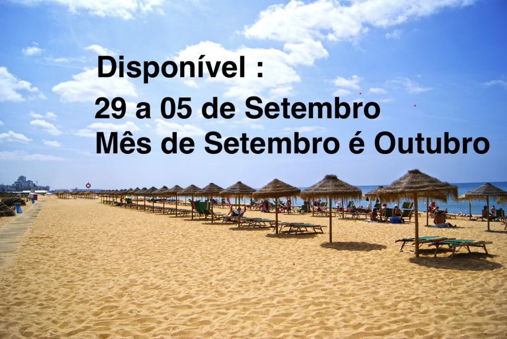 T2 FERIAS - QUARTEIRA 650 metros da praia