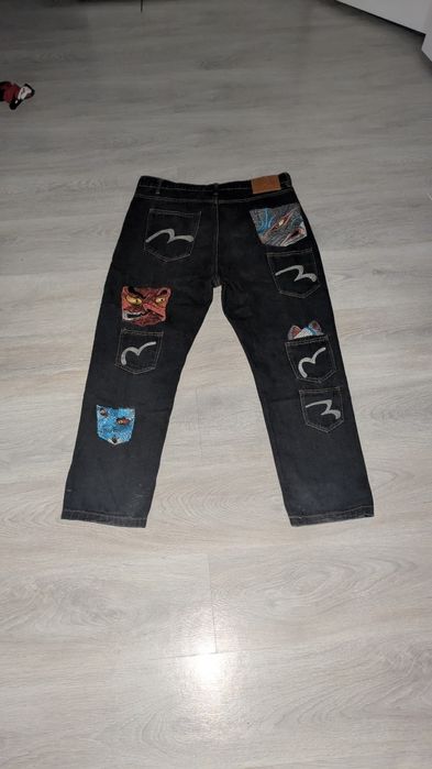 Джинси Evisu з логотипом заді