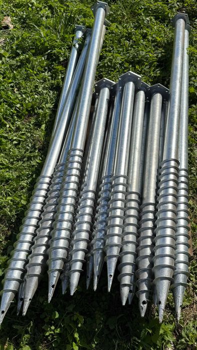 Геошурпи свайный фундамент + забивные сваи • винт сваи