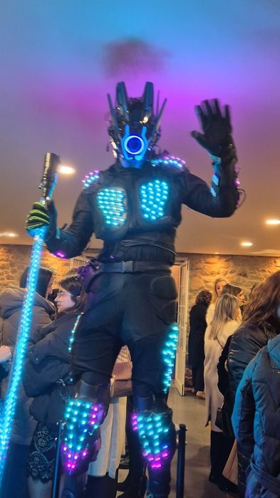 Animação robô led 

Nos últimos a