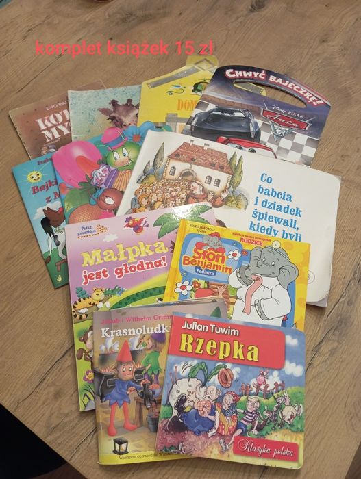 Komplet książek 15 zł